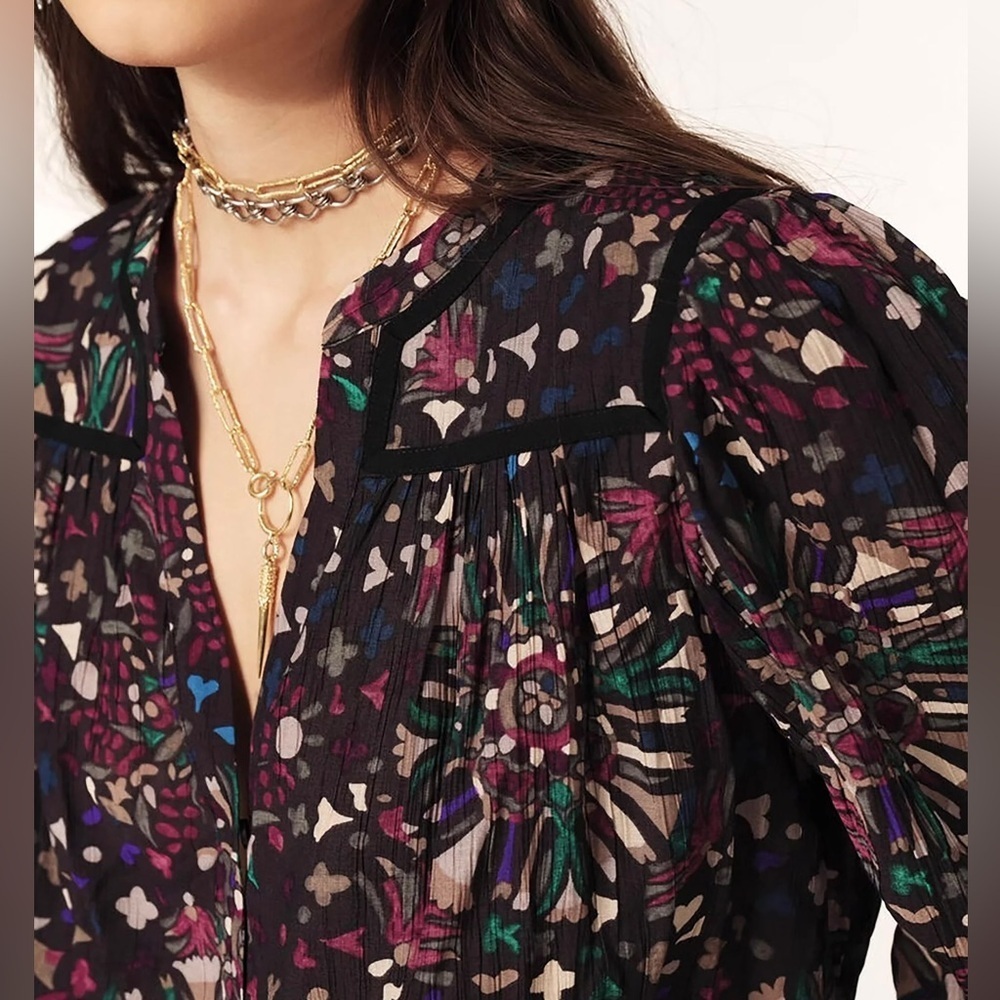 ba&sh Faizae Long-Sleeved Blouse - Picture 4 of 11